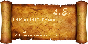 László Emese névjegykártya